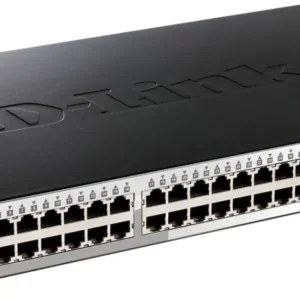 SWITCH D-LINK SMART 48 porturi Gigabit + 4 porturi Combo SFP, carcasa metalica, rackabil, "DGS-1210-52" (timbru verde 2 lei)