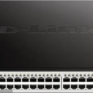 SWITCH PoE D-LINK Smart 48 porturi Gigabit (48 PoE) + 4 porturi combo SFP, IEEE 802.3af/at, carcasa metalica, "DGS-1210-52MP"(timbru verde 2 lei)