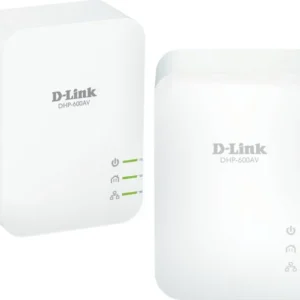 KIT ADAPTOR POWERLINE D-LINK tehnologie AV2, AV1000, pana la 1000Mbps, 1 port Gigabit, 2 buc., "DHP-601AV" (timbru verde 2 lei)