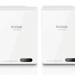KIT ADAPTOR POWERLINE D-LINK tehnologie AV2, AV2000, pana la 1900Mbps, 1 port Gigabit, 2 buc., "DHP-701AV" (timbru verde 2 lei)