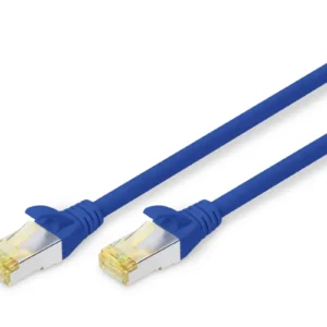 DIGITUS CAT 6A S/FTP Patchkabel, 0,25m, blau "DK-1644-A-0025/B" (timbru verde 0.08 lei)