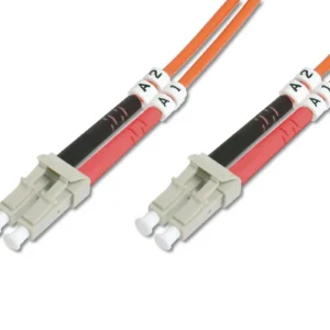 DIGITUS DK-2533-02 Fiber Optic Patch Cord LC/LC duplex 2m Multimode OM2 "DK-2533-02" (timbru verde 0.08 lei)