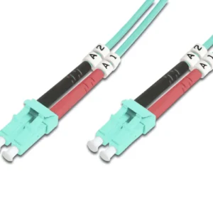DIGITUS DK-2533-02/3 Fiber Optic Patch Cord LC/LC duplex 2m Multimode OM3 "DK-2533-02/3" (timbru verde 0.08 lei)
