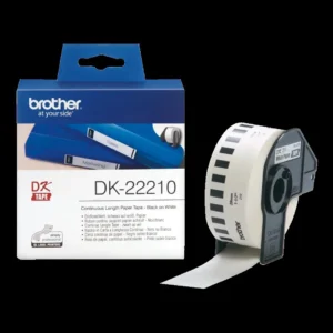Etichete hartie Original Brother White,DK22210, pentru ,  29mm x 30.48m, incl.TV 1.2 RON, "DK22210"