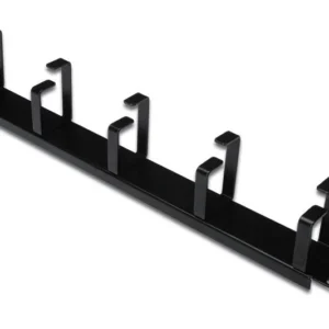DIGITUS cable management panel 19inch 1U black RAL9005 "DN-97602"