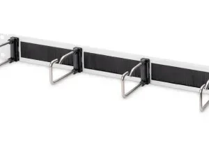 DIGITUS DN-97668 1U cable management panel with brush 4xsteel rings 40x75mm grey RAL 7035 "DN-97668"