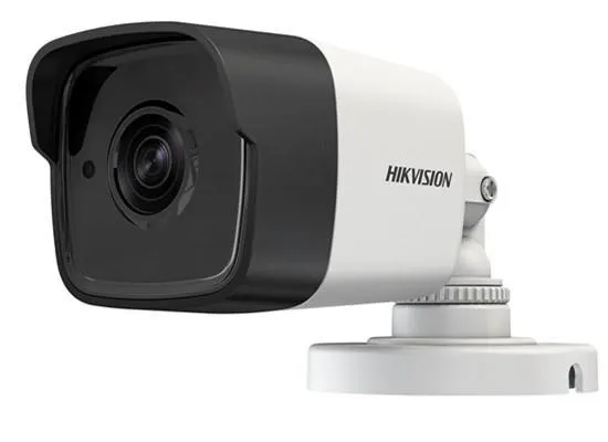 CAMERA supraveghere HIKVISION bullet, pt. exterior, dist. IR 20 m, lentila fixa 2.8 mm, 2 Mpx, cu fir, carcasa metal, "DS-2CE16D8T-ITE2.8" (timbru verde 0.8 lei)
