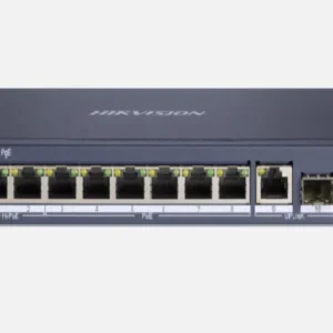 SWITCH PoE HIKVISION, port Gigabit x 8, SFP SFP x 1, carcasa metalica, "DS-3E0510HP-E" (timbru verde 2 lei)