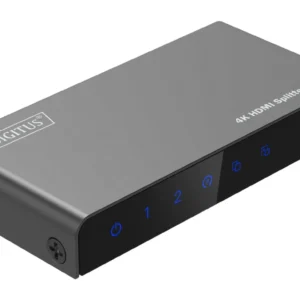 Digitus 4K HDMI Splitter, 1x2 (black, with downscaler) "DS-55336" (timbru verde 0.18 lei)