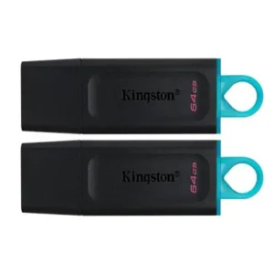 64GB USB3.2 Gen 1 DataTraveler Exodia (Black + Teal) - 2 Pieces, "DTX/64GB-2P" (timbru verde 0.03 lei)