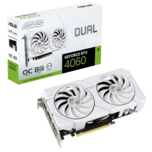 VGA PCIE16 RTX4060 8GB GDDR6/RTX4060-O8G-EVO-WHITE ASUS "DUAL-RTX4060-O8G-EVO-WHITE"