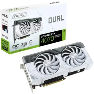 PLACI VIDEO Asus Dual GeForce RTX 4070 SUPER White OC Edition 12GB GDDR6X "DUAL-RTX4070S-O12G-WHITE"