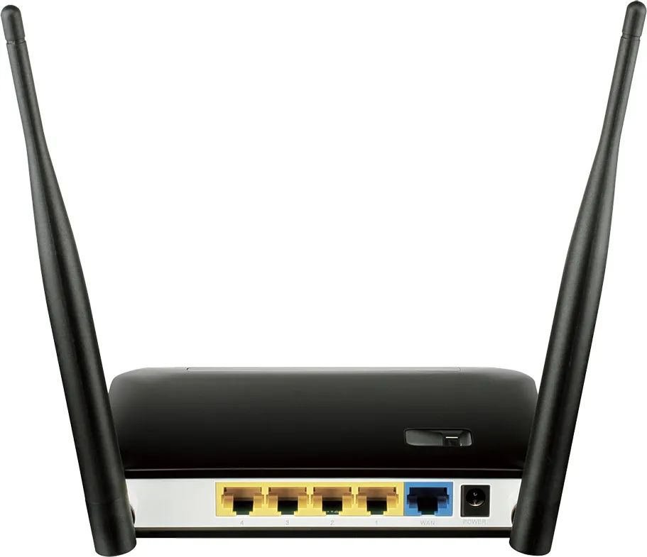 ROUTER D-LINK wireless. 4G LTE (desktop), 300Mbps, 4 porturi 10/100Mbps + 1 WAN, 2 antene externe, N300, compatibil modem 3G/4G LTE, "DWR-116" (timbru verde 0.8 lei) - imagine 3
