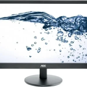MONITOR AOC 23.6", home, office, TN, Full HD (1920 x 1080), Wide, 250 cd/mp, 5 ms, VGA, DVI, "E2470SWDA" (timbru verde 7 lei)