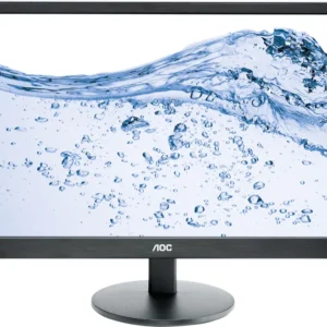 MONITOR AOC 23.6", home, office, TN, Full HD (1920 x 1080), Wide, 250 cd/mp, 5 ms, VGA, HDMI x 2, "E2470SWHE" (timbru verde 7 lei)