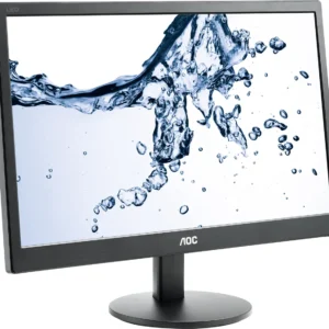 MONITOR AOC 18.5", home, office, TN, HD (FWXGA) (1366 x 768), Wide, 200 cd/mp, 5 ms, VGA, "E970SWN" (timbru verde 7 lei)