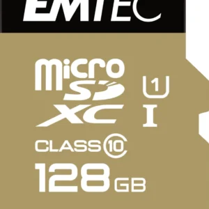 Card memorie Gold Elite 128 GB microSDHC, Memory Card&nbsp;(Class 10 UHS-I (D1)) "ECMSDM128GXC10GP" (timbru verde 0.03 lei)