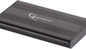 RACK extern GEMBIRD, pt HDD/SSD, 2.5 inch, S-ATA, interfata PC USB 2.0, aluminiu, negru, "EE2-U2S-5" 45503612 (timbru verde 0.8 lei)