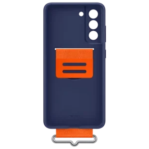 Galaxy S21 FE; Silicone Cover with Strap; Navy "EF-GG990TNEGWW"