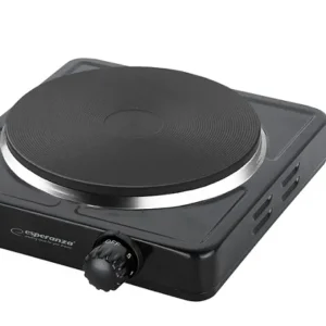 Plita electrica Esperanza Pinatubo EKH002K 1500W 18.5 cm Neagru "EKH002K" (timbru verde 4 lei)