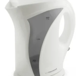 Fierbator electric Esperanza Iguazu EKK018E 2200W 1.7l Alb/Gri "EKK018E" (timbru verde 0.8 lei)