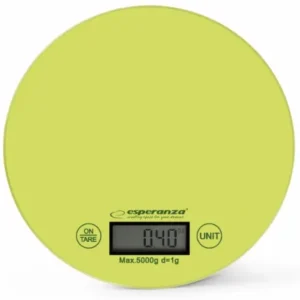 Cantar de bucatarie Esperanza Mango EKS003G max. 5kg Verde "EKS003G" (timbru verde 0.8 lei)