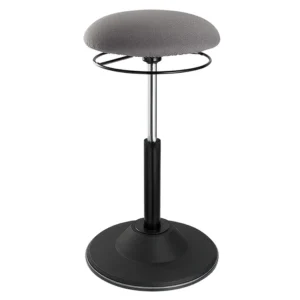 Scaun ergonomic reglabil pe inaltime, tapitat, reglare arc cu gaz, black, "EO0022"