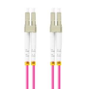 Patch cord fibra 10 m LSZH OM4 50/125 vi "FO-LULU-MD41-0100-VT" (timbru verde 0.08 lei)