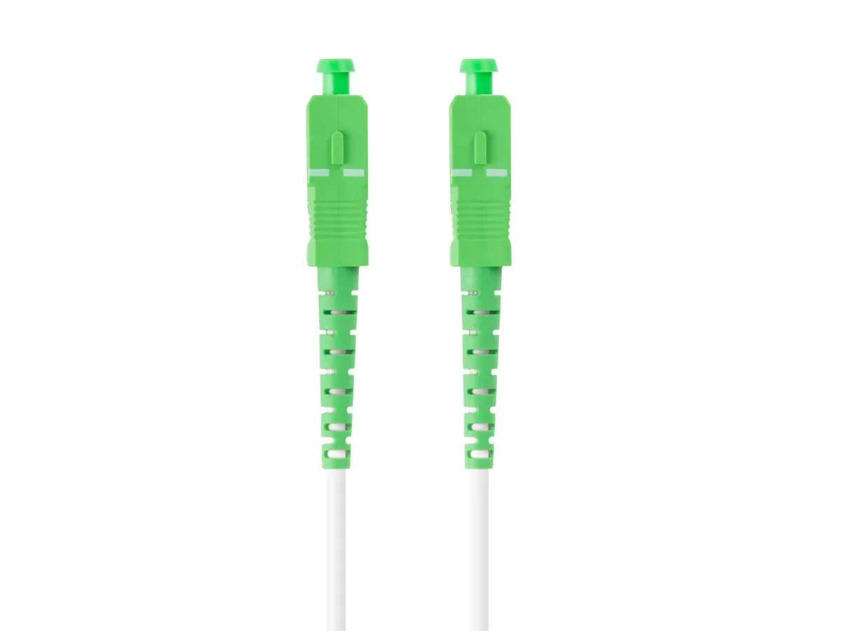 Patch cord fibra 10 m LSZH G657A2 alb "FO-SASA-SS21-0100-WH" (timbru verde 0.08 lei)