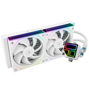 COOLER Thermalright "Frozen Infinity 240", skt. Intel si AMD, racire cu lichid, 2 x 120mm, 2000 RPM, ARGB adresabil, alb "Frozen Infinity 240 White" (timbru verde 2.00 lei)