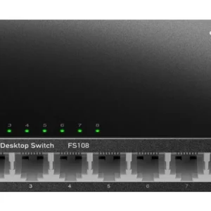 CUDY 8-Port 10/100 Mbps Metal Switch "FS108" (timbru verde 2 lei)