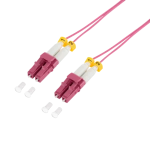 PATCH CORD Fibra Optica LOGILINK OM4 50/125, multimode, LC/UPC-LC/UPC, LSZH, 5 m, super-slim, violet, "FS4LC05" (timbru verde 0.08 lei)