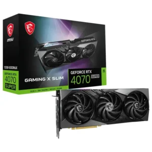 PLACI VIDEO MSI GeForce RTX4070 SUPER 12GB GAMING X SLIM "GEFORCE RTX 4070 SUPER 12G GAMING X SLIM"