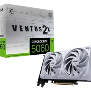 MSI GeForce 5060 8G VENTUS 2X OC WHITE, GDDR7, 128-bit, Alb "GeForce RTX 5060 8G VENTUS 2X OC WHITE"