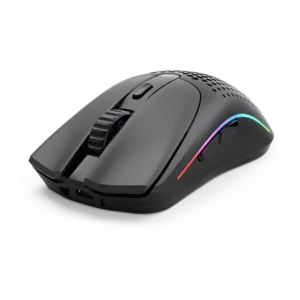 MOUSE Glorious PC Gaming Race Wireless, 26000 DPI, RGB, Ultralight 68g, Hybrid 2.4GHz, Bluetooth, 6 butoane, Ambidextru, Negru "GLO-MS-OWV2-MB" (timbru verde 0.18 lei)