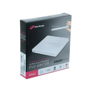DVD-RW extern, LG, interfata USB 2.0, alb, "GP60NW60" (timbru verde 0.8 lei)