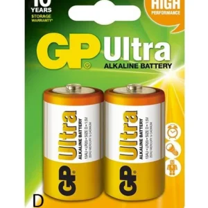 Baterie GP Batteries, Ultra Alcalina D (LR20) 1.5V alcalina, blister 2 buc. "GP13AU-2UE2" "GPPCA13AU005" (timbru verde 0.16 lei)