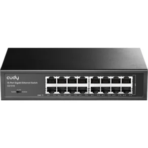 CUDY 16-Port Gigabit Light Managed Switc "GS1016E" (timbru verde 2 lei)