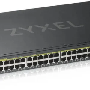 ZYXEL | GS192048HPV2-EU0101F | GS1920-48HP v2|Switch|Smart Managed|Layer 2|POE Rackmount|Porturi 44 Gigabit POE, 4Gigabit RJ45/SFP POE, 2 Gigabit SFP  "GS1920-48HPV2-EU0101F" (timbru verde 2 lei)