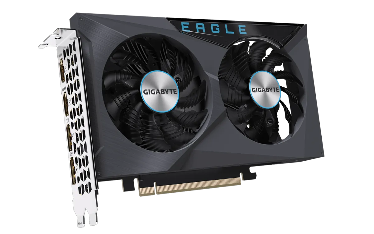 PLACI VIDEO Gigabyte GeForce RTX3050 EAGLE OC 6GB "GV-N3050EAGLE OC-6GD" - imagine 3
