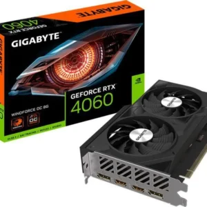 PLACI VIDEO Gigabyte GB GeForce RTX 4060 WINDFORCE 8GB "GV-N4060WF2-8GD"