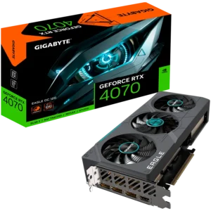 GIGABYTE Video Card NVIDIA GeForce RTX 4070 EAGLE OC 12GB, GDDR6X 12GB/192bit, PCI-E 4.0, 1x HDMI, 3x DP, Retail "GV-N4070EAGLE OC-12GD"