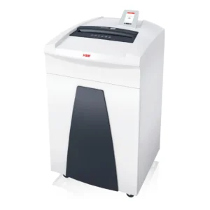 Distrugator documente manual HSM Securio P40i, 9 coli, cross cut (1 x 5 mm), securitate 7 "H-1884121" (timbru verde 11 lei)