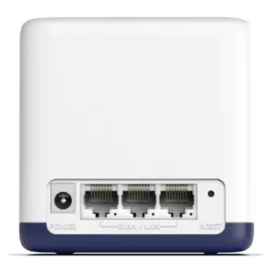 MESH MERCUSYS, wireless, router AC1900, pt interior, 1900 Mbps, port LAN si WAN Gigabit, 2.4 GHz | 5 GHz, antena interna x 2, standard 802.11ac, "Halo H50G(2-pack)" (timbru verde 2.00 lei)