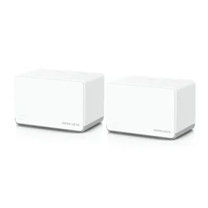 MESH MERCUSYS, wireless, router AX1800, pt interior, 1800 Mbps, port LAN si WAN Gigabit, 2.4 GHz | 5 GHz, standard 802.11ac, "Halo H70X(2-pack)"(timbru verde 2.00 lei)