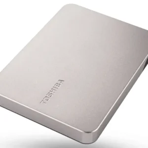 HDD Extern TOSHIBA CANVIO Flex 4TB, 2.5", USB 3.2 Gen1 (5Gbit/s), includes USB-A and USB-C cables, Warm Silver, 212g "HDTX240ESCCA"