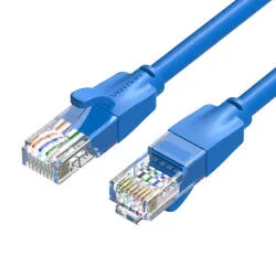 Patch Cord UTP Vention, 0.5m, Cat 6, RJ-45 (T) la RJ-45 (T), 26 AWG, albastru, "IBELD" - 6922794748361