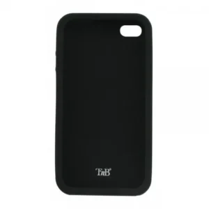 TnB  SILICON CASE FOR IPHONE BLACK + SCREEN PROTECTION "IPH33B"