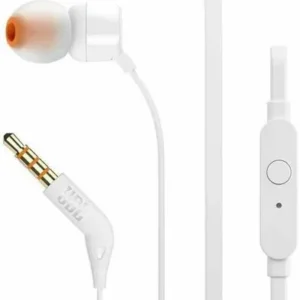 JBL Tune 160 In-Ear Headphone+Mic White "JBLTUNE160WH" (timbru verde 0.18 lei)