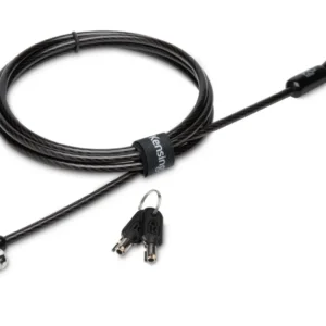 CABLU securitate KENSINGTON pt. notebook slot standard,cheie standard,conectare directa,1.8m, cablu otel ultra-carbon,permite pivotare si rotire, "MicroSaver 2.0" "K65020EU"(timbru verde 0.8 lei)